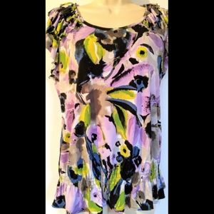 🐈Worthington stretch blouse